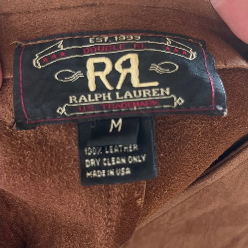 Ralph Lauren RRL Double RL leather vest - Picture 6 of 6